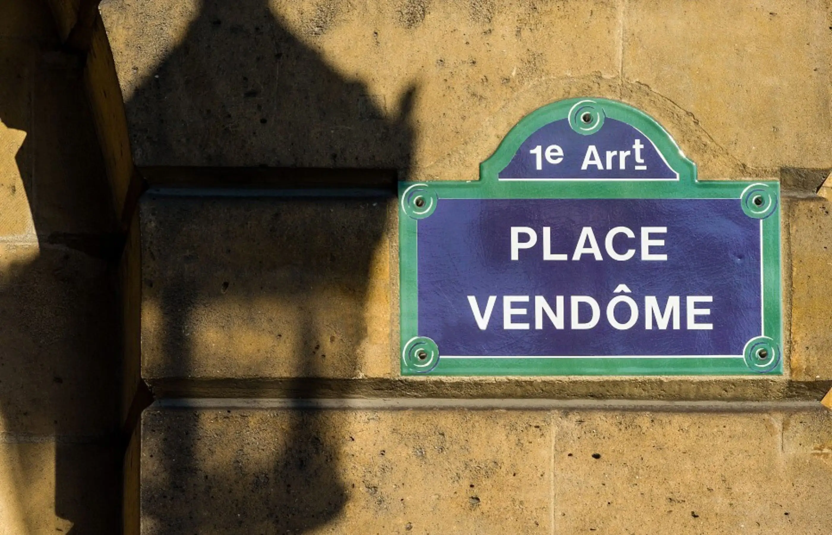 Plaque place Vendôme