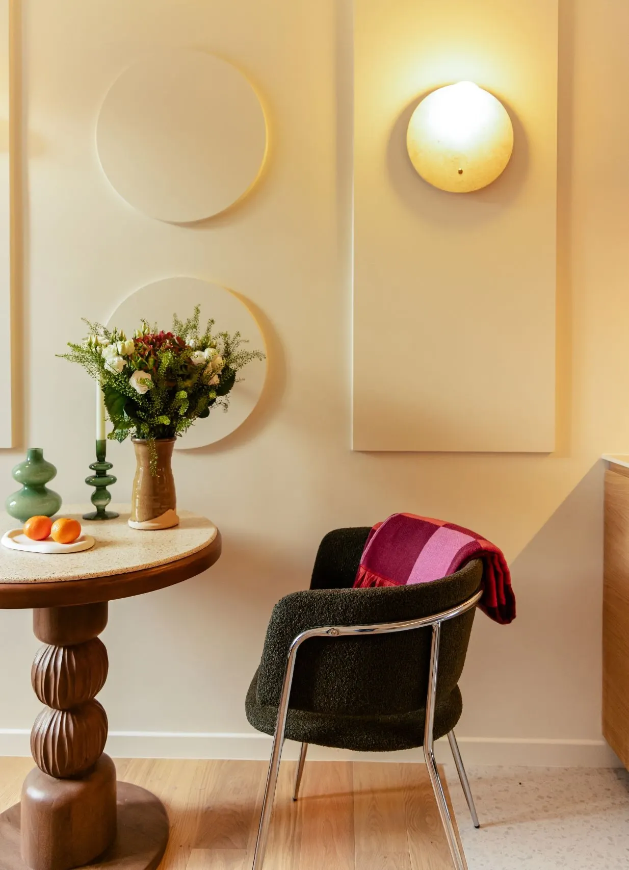 Détail table à manger