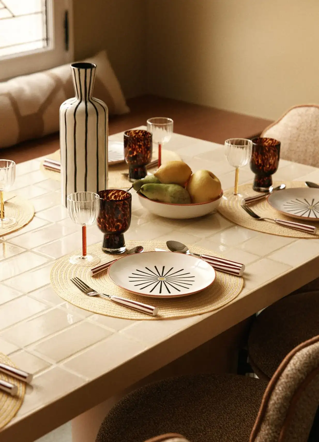 détail table cuisine