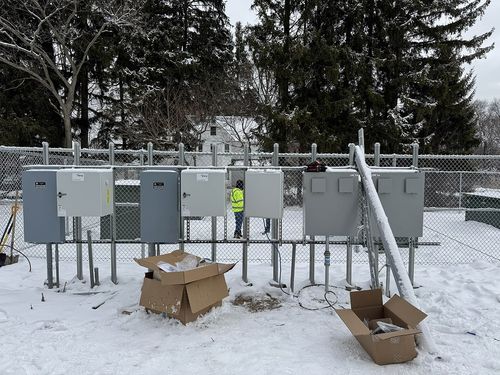 An installation site of a PowerWatch system