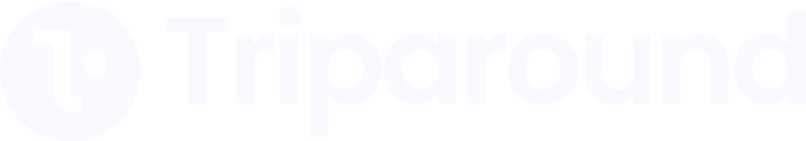 Triparound white logo