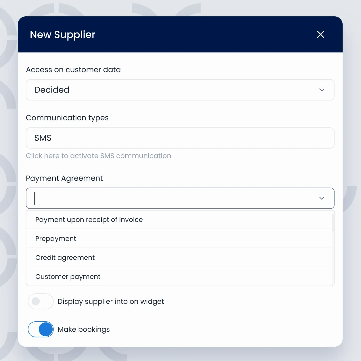 A central hub to add new vendors, automate payments, and control every contract