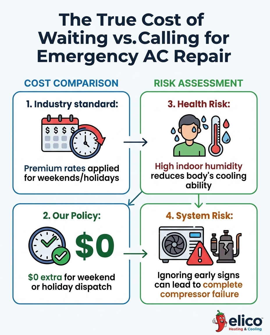 The True Cost of Waiting vs. Calling for Emergency AC Repair