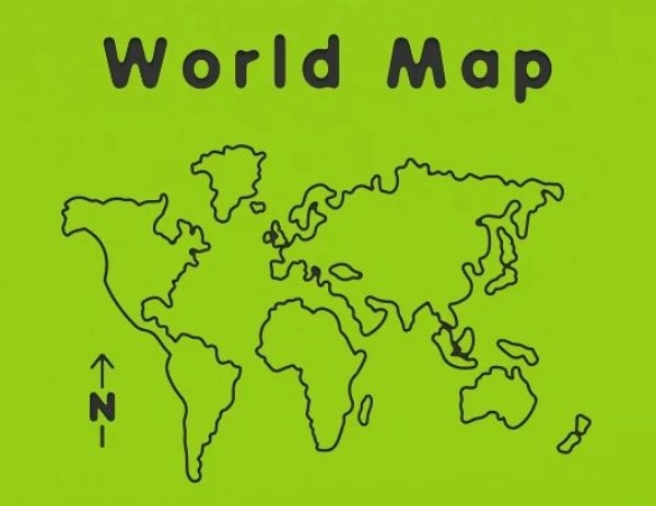 Educational Panel - World Map
