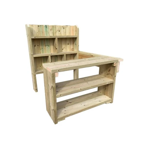 Childrens Wooden Outdoor Role Play Corner