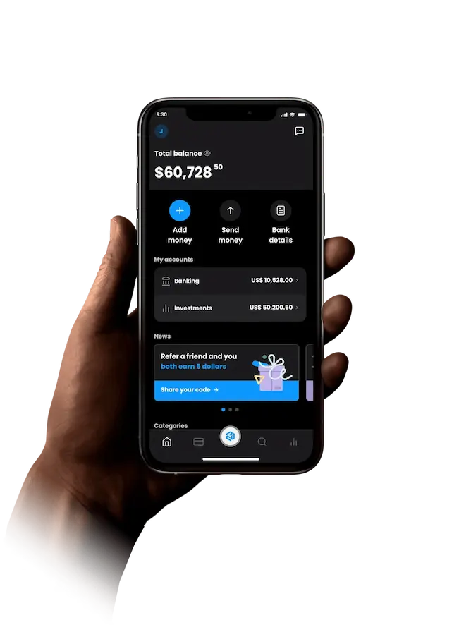 User Using the Wallbit Application