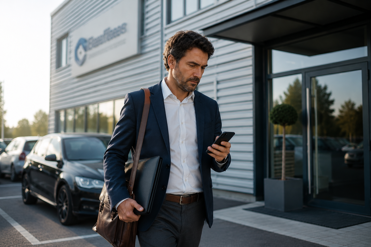 Consultant QSE arrivant un lundi matin chez un nouveau client industriel