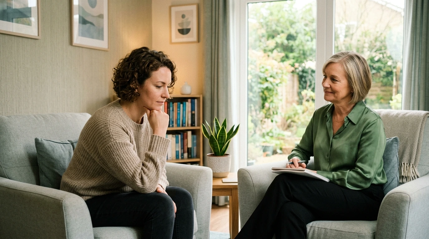 Psychologische Beratung in Zürich – Gespräch über Kosten und Krankenkasse in ruhiger Atmosphäre