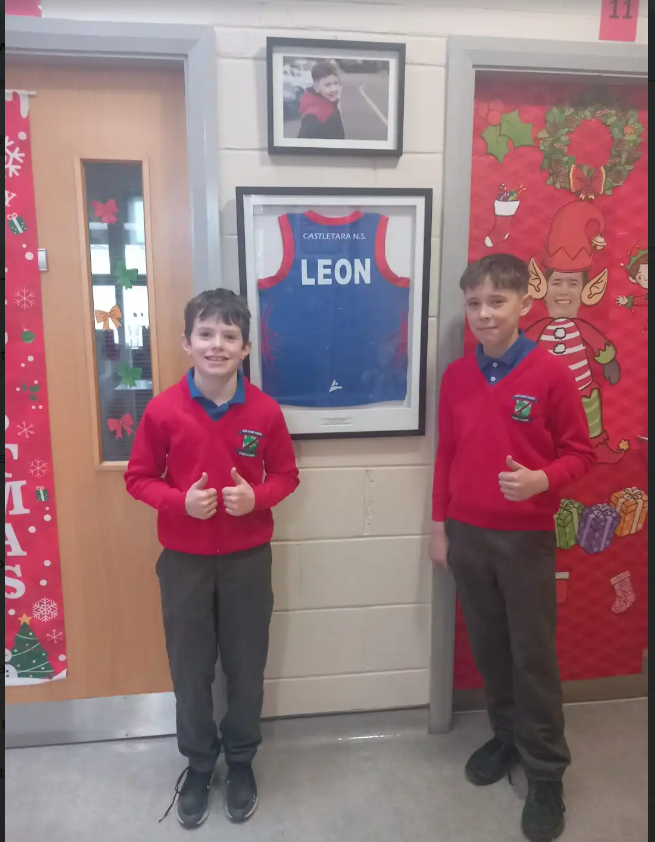 Two swimmers representing Castletara NS