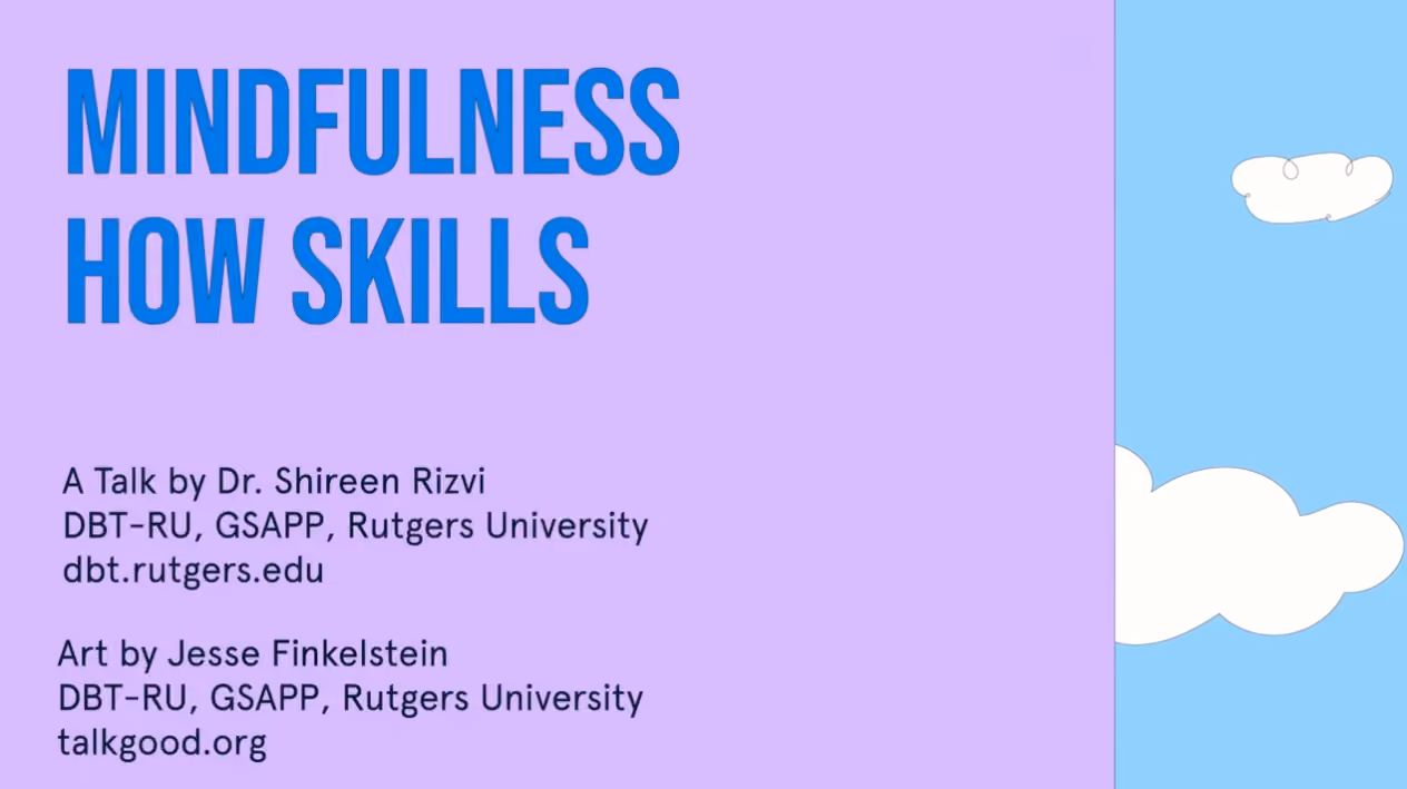 Mindfulness how skills slide