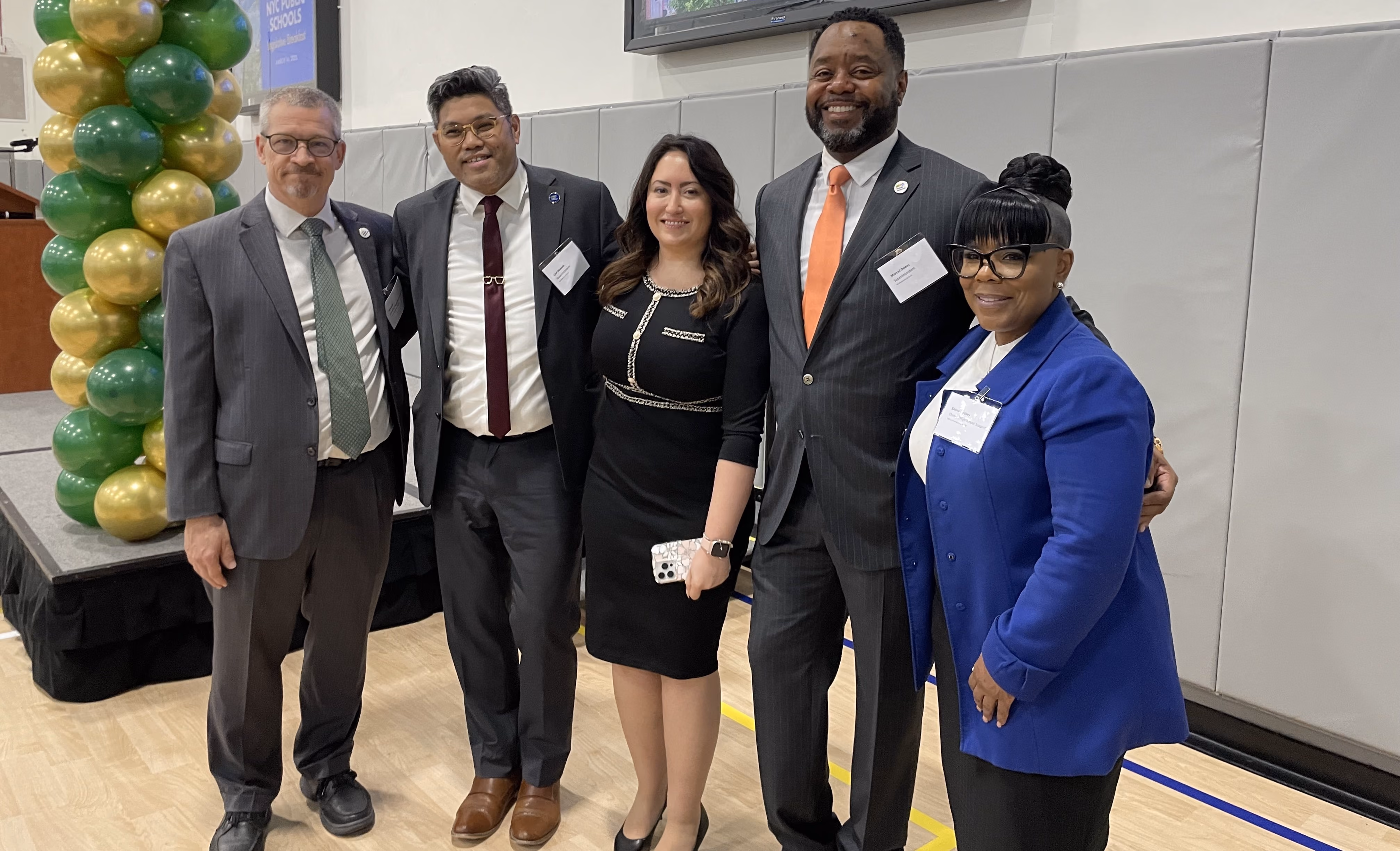Group of professionals at event