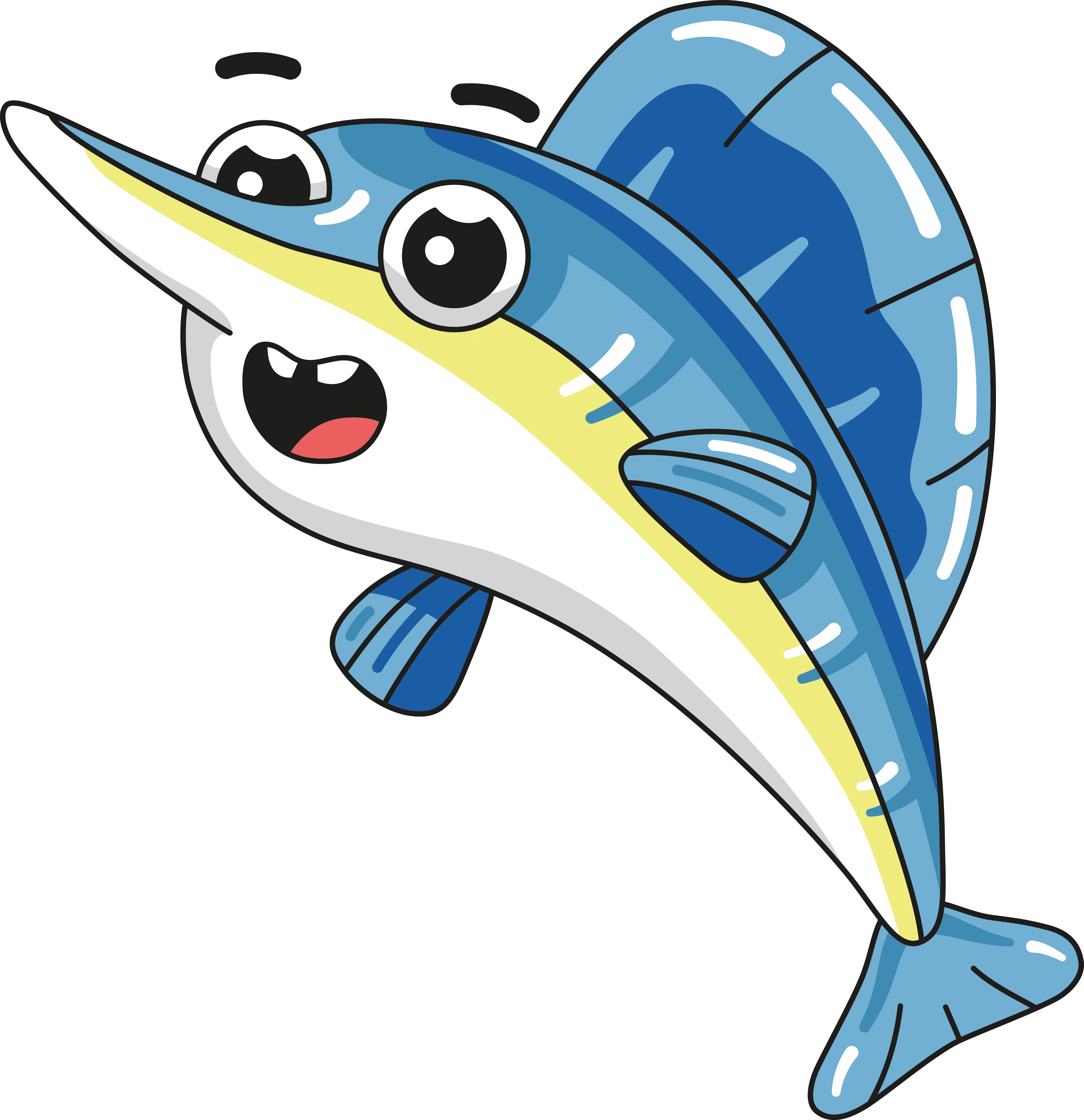 Baby-Marlin - Logo der Baby-Schwimmkurse der Schwimmschule Marlin