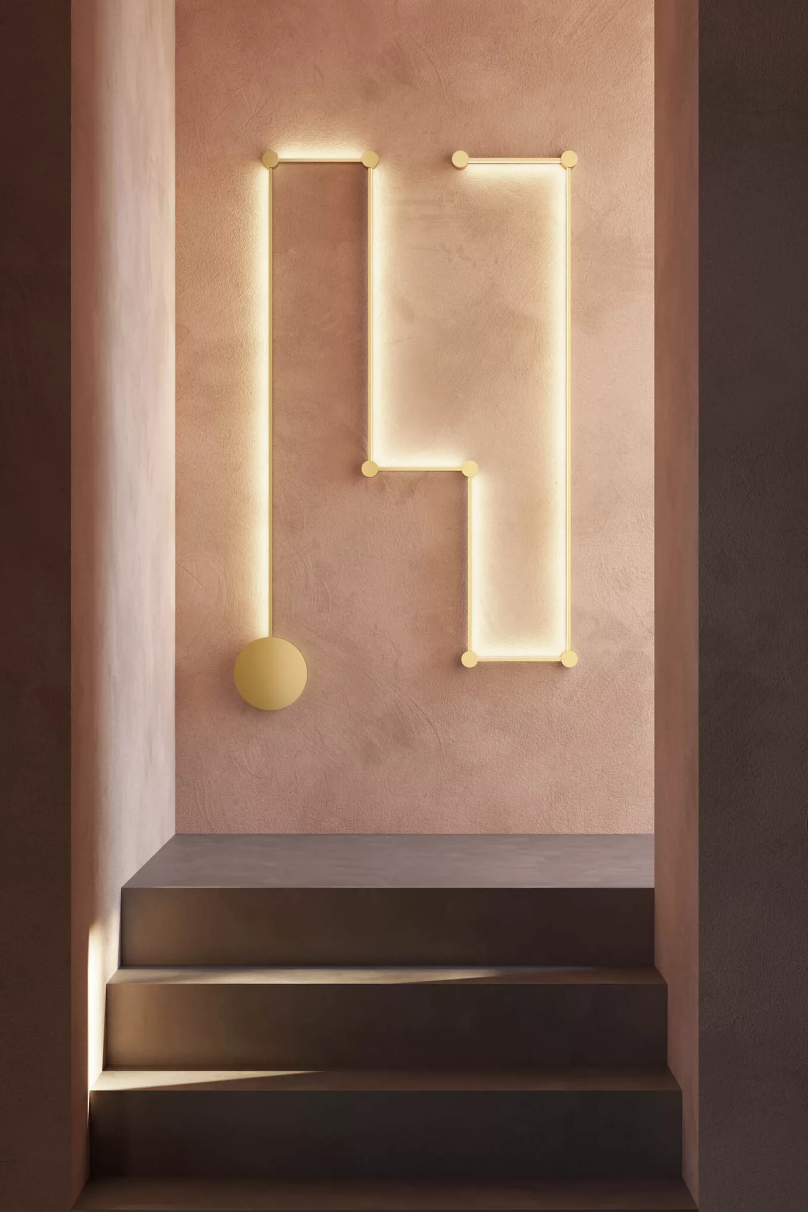 Dot to Dot Wall Light