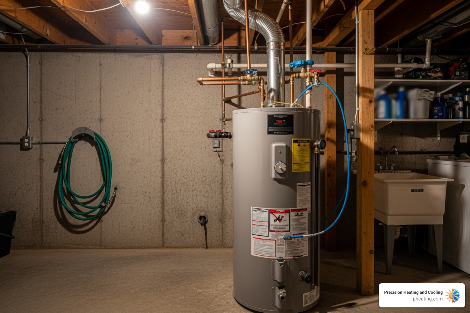 typical tank water heater - hot water not working