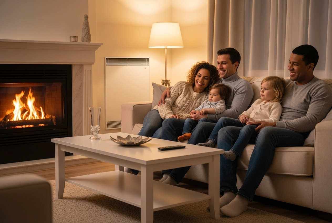 infographic showing three key benefits of professional heater installation: 1) Energy Savings with high-efficiency systems reducing monthly bills, 2) Improved Comfort with consistent temperatures throughout the home, and 3) Better Air Quality through advanced filtration and proper system operation - heater installation company in santa clara, ca