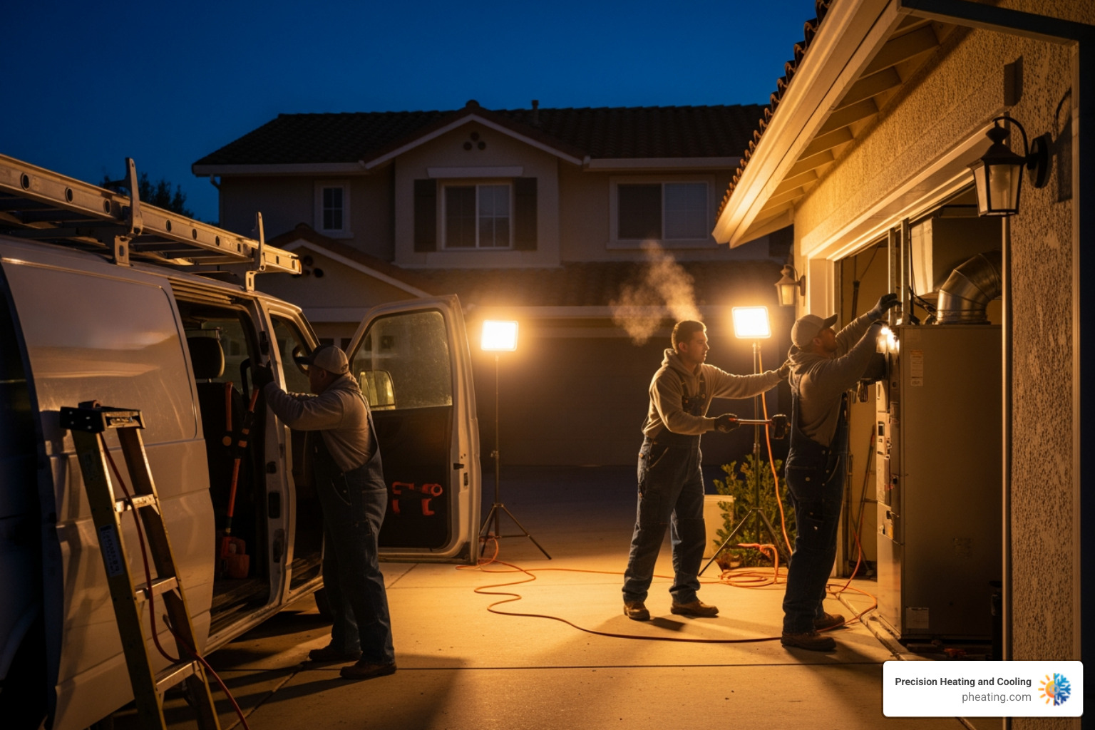 infographic explaining the critical signs that your heater needs immediate replacement vs. repair. - 24 hour heater installation in santa clara, ca