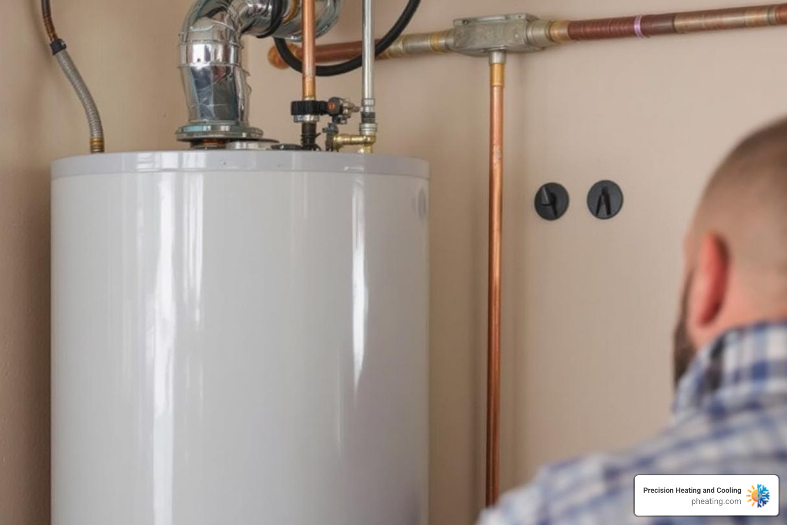 infographic explaining the top 5 signs a water heater is failing: inconsistent water temperature, visible leaks or rust, strange popping or rumbling noises, cloudy or rusty water, and age over 10 years, with visual icons for each sign - residential water heater installation in santa clara, ca