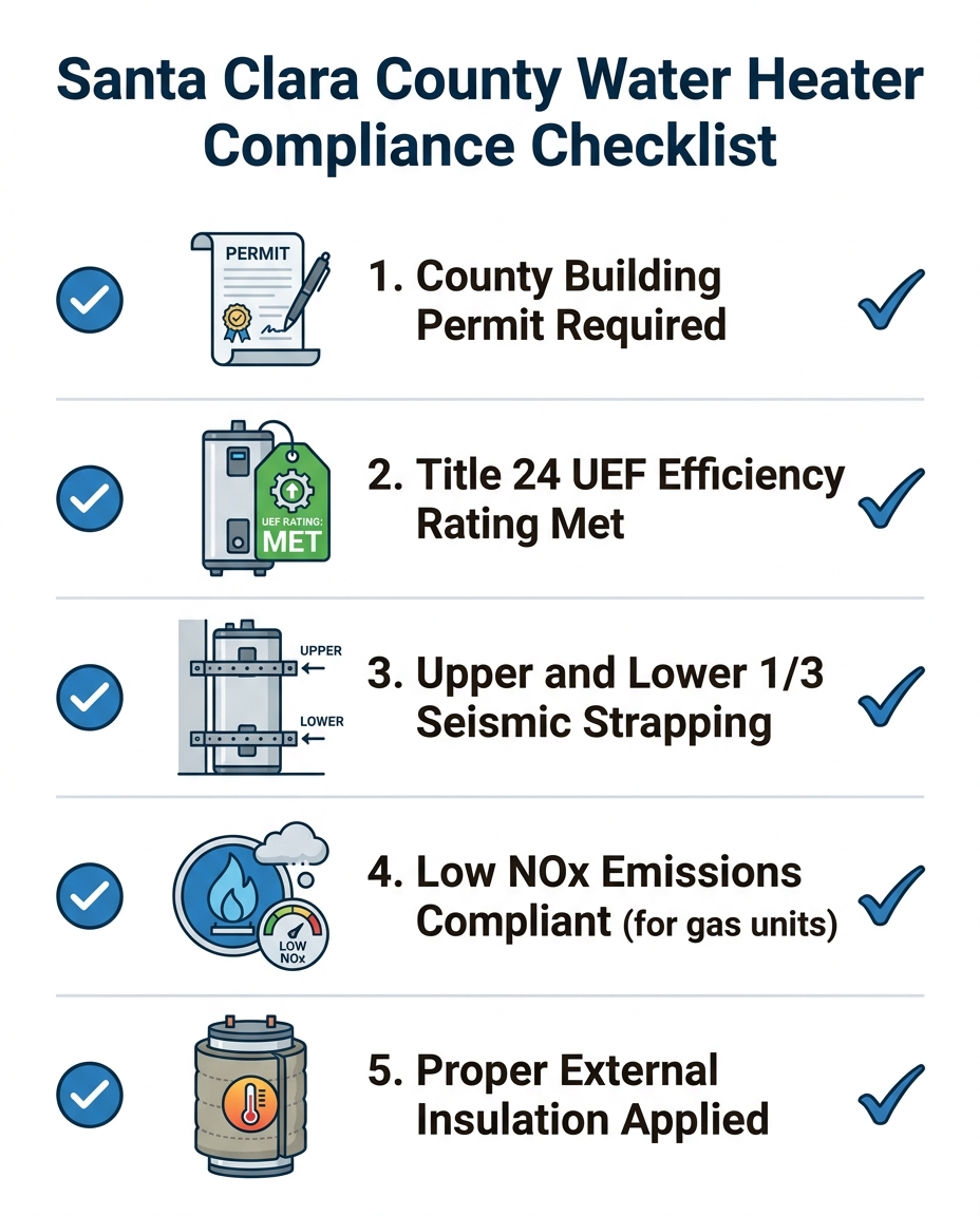 Santa Clara County Water Heater Compliance Checklist