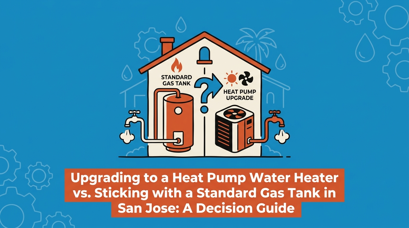 Upgrading to a Heat Pump Water Heater vs. Sticking with a Standard Gas Tank in San Jose
