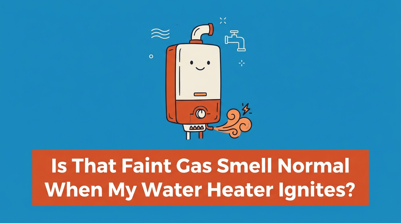 Is That Faint Gas Smell Normal When My Water Heater Ignites?