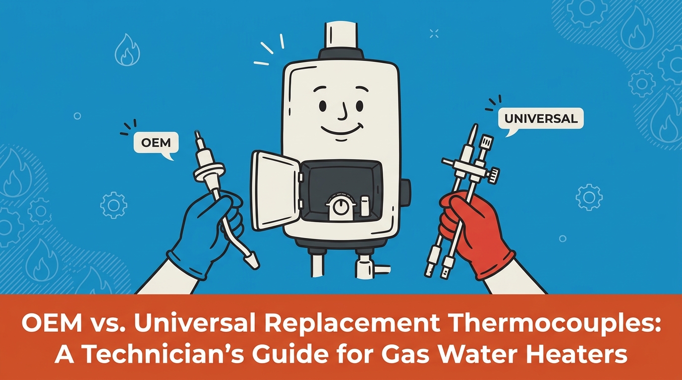 OEM vs. Universal Replacement Thermocouples for Gas Water Heaters