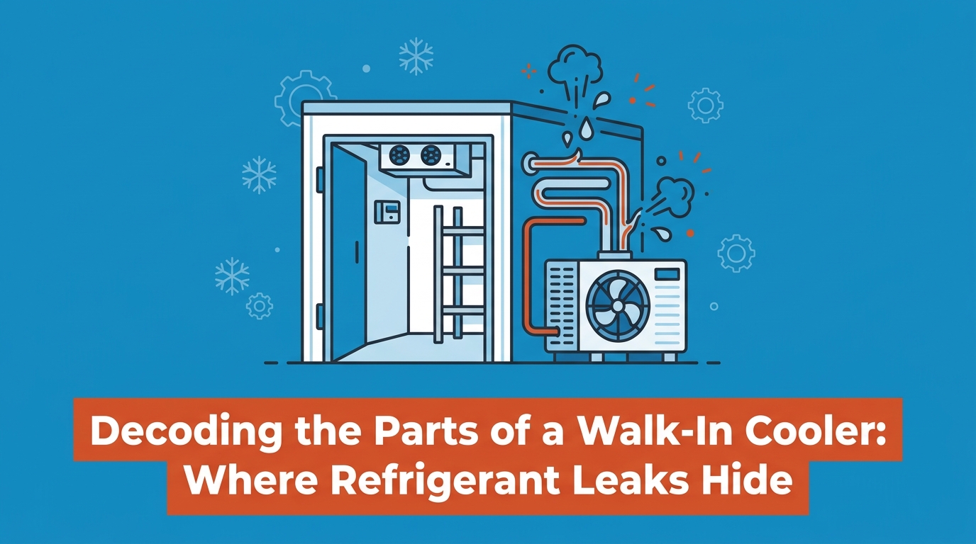 Decoding the Components of a Commercial Walk-In Cooler: Where Refrigerant Leaks Hide