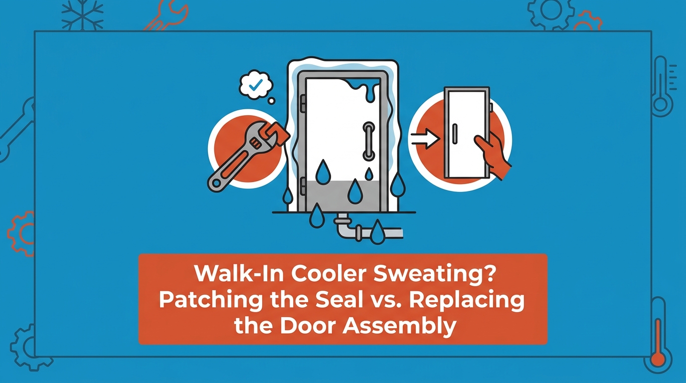 Patching a Walk-In Cooler Seal vs. Replacing the Entire Door Assembly