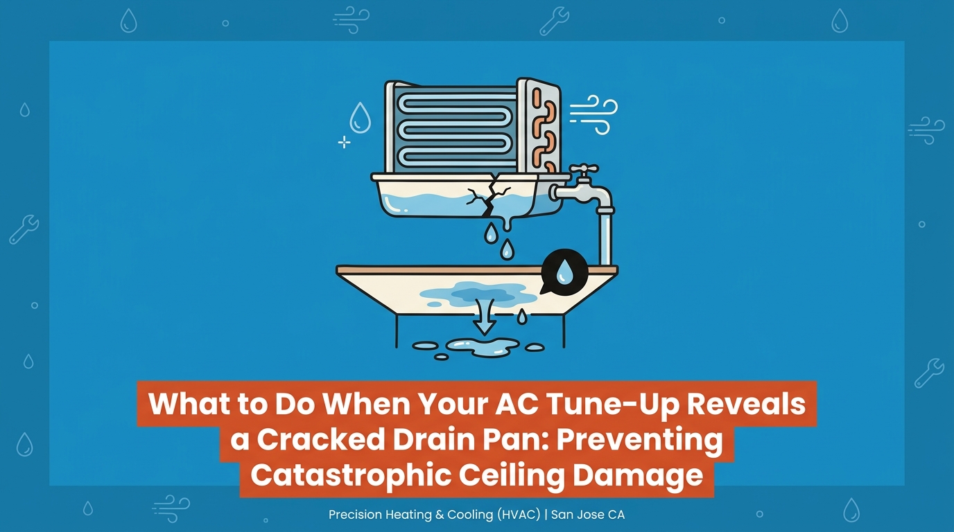 What to Do When Your AC Tune-Up Reveals a Cracked Drain Pan
