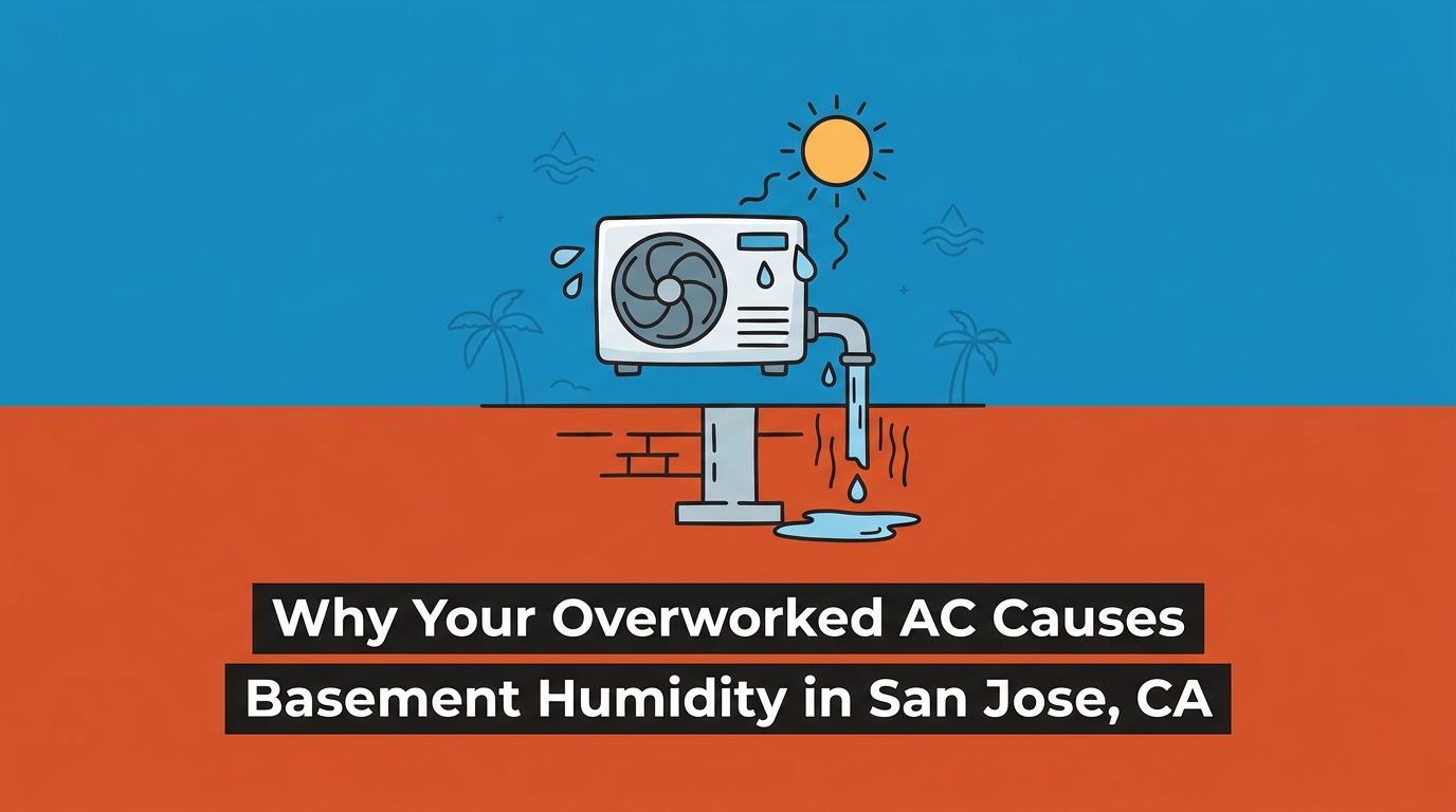 Managing Humidity in San Jose Basements When Your AC is Overworked