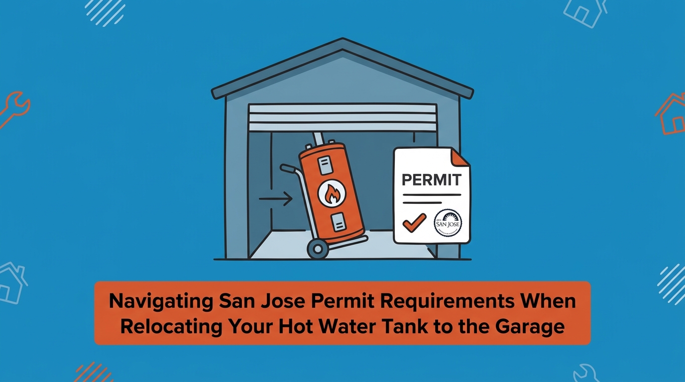 San Jose Permit Requirements for Relocating a Hot Water Tank to the Garage