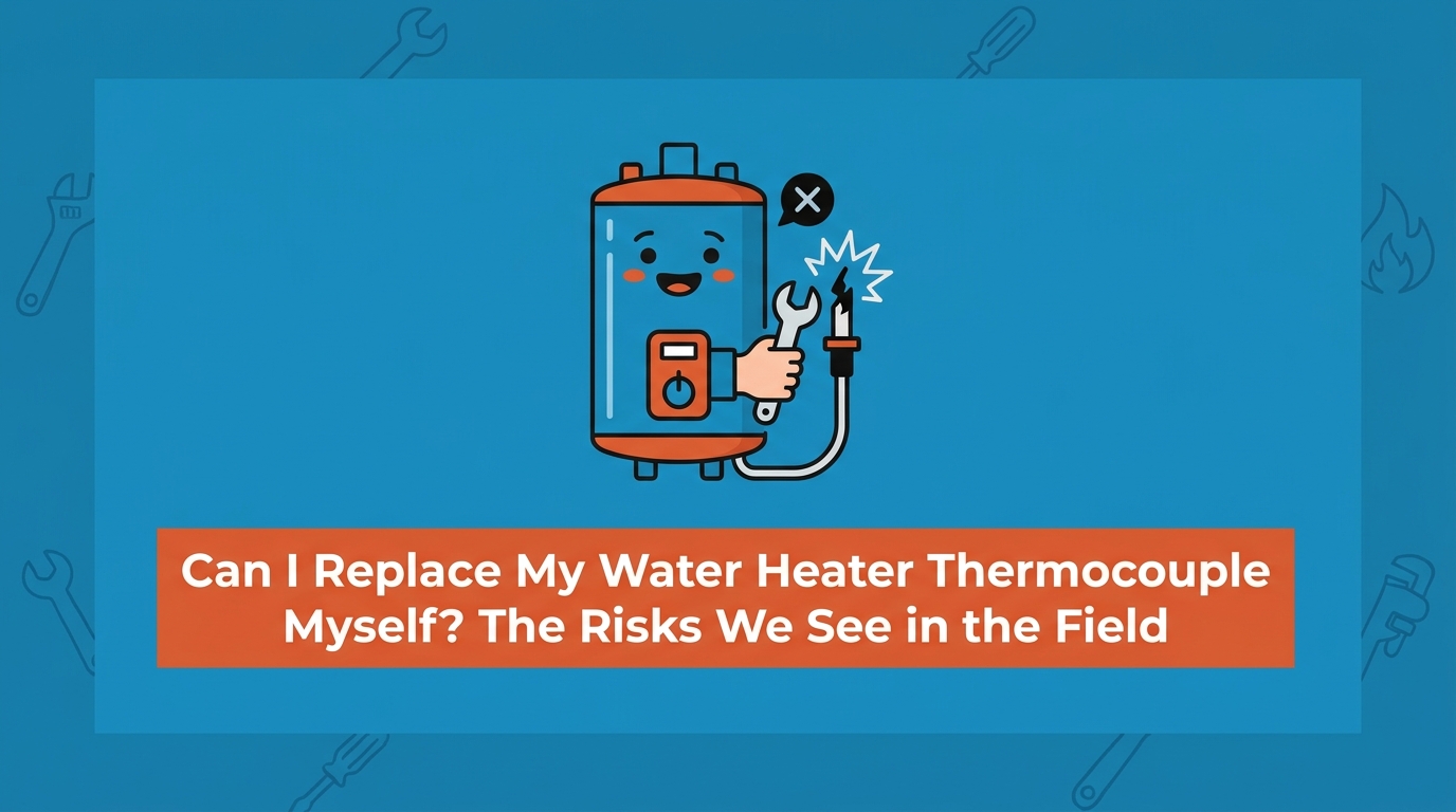 Can I Replace My Water Heater Thermocouple Myself? The Risks We See in the Field