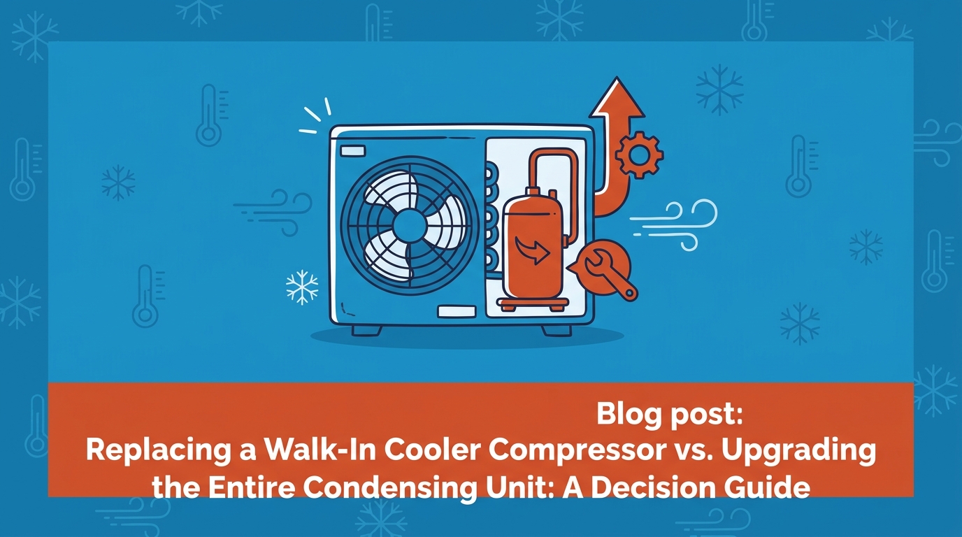 Replacing a Walk-In Cooler Compressor vs. Upgrading the Entire Condensing Unit