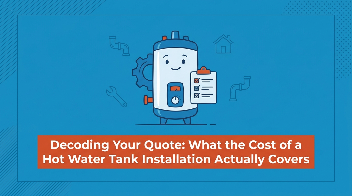 What the Cost of a Hot Water Tank Installation Actually Covers