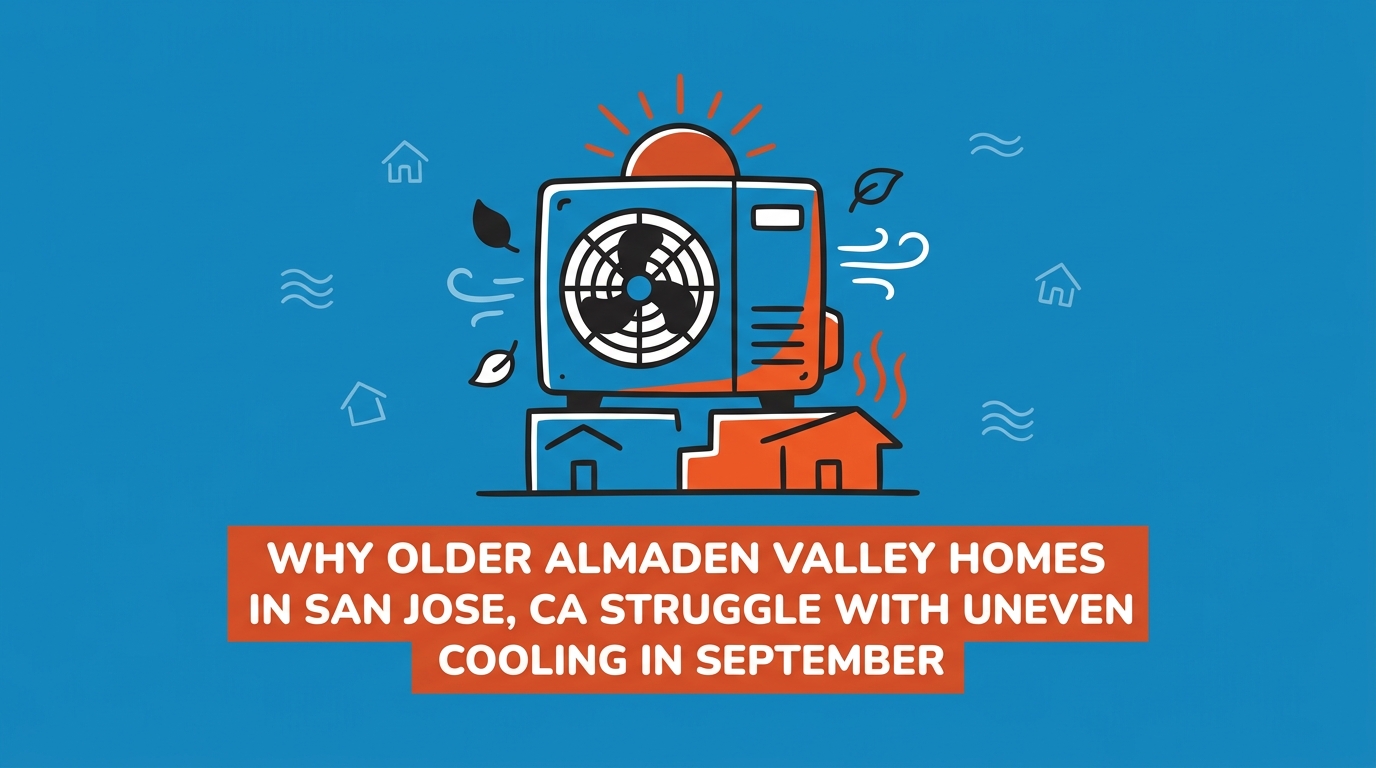 Why Older Almaden Valley Homes Struggle with Uneven Cooling in September