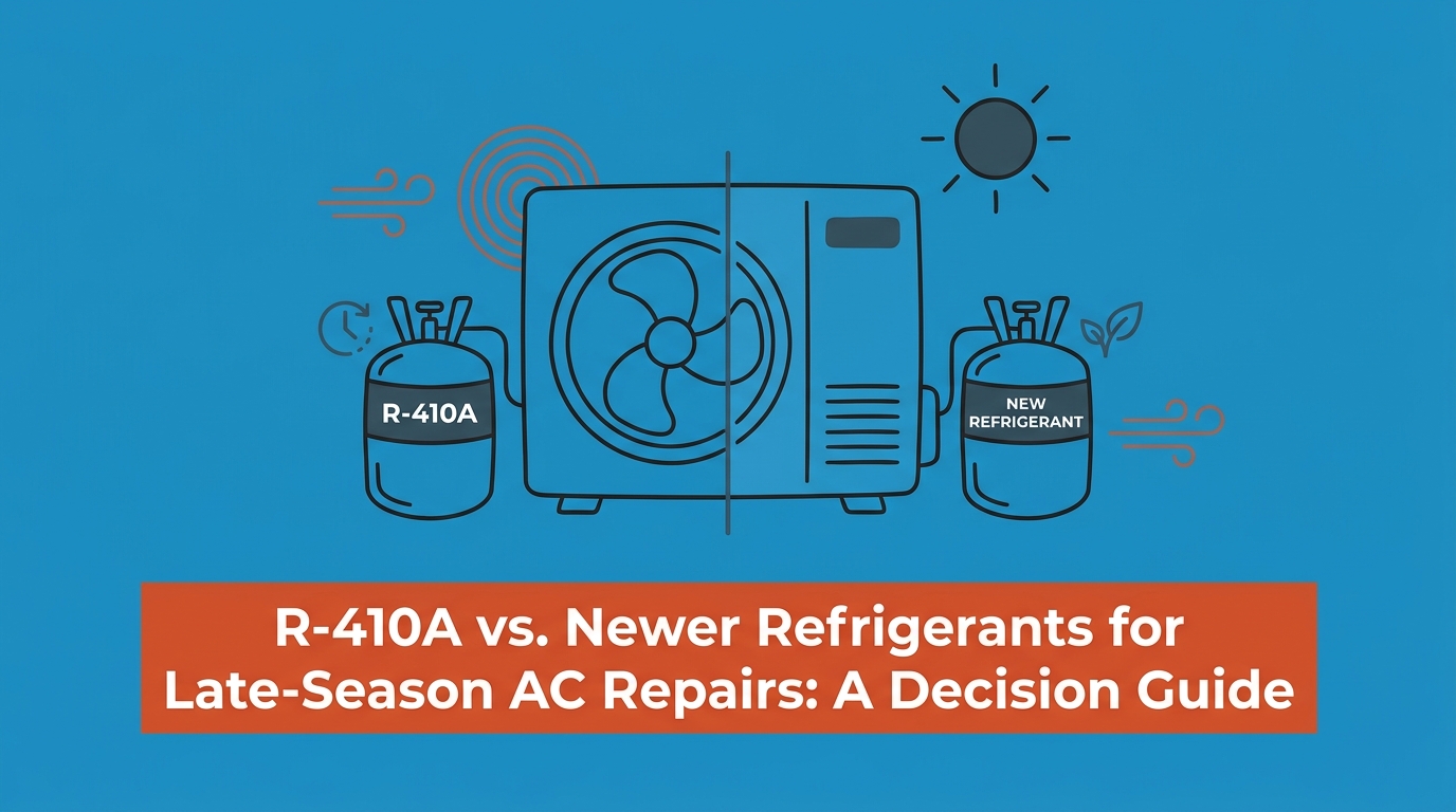 R-410A vs. Newer Refrigerants for Late-Season AC Repairs