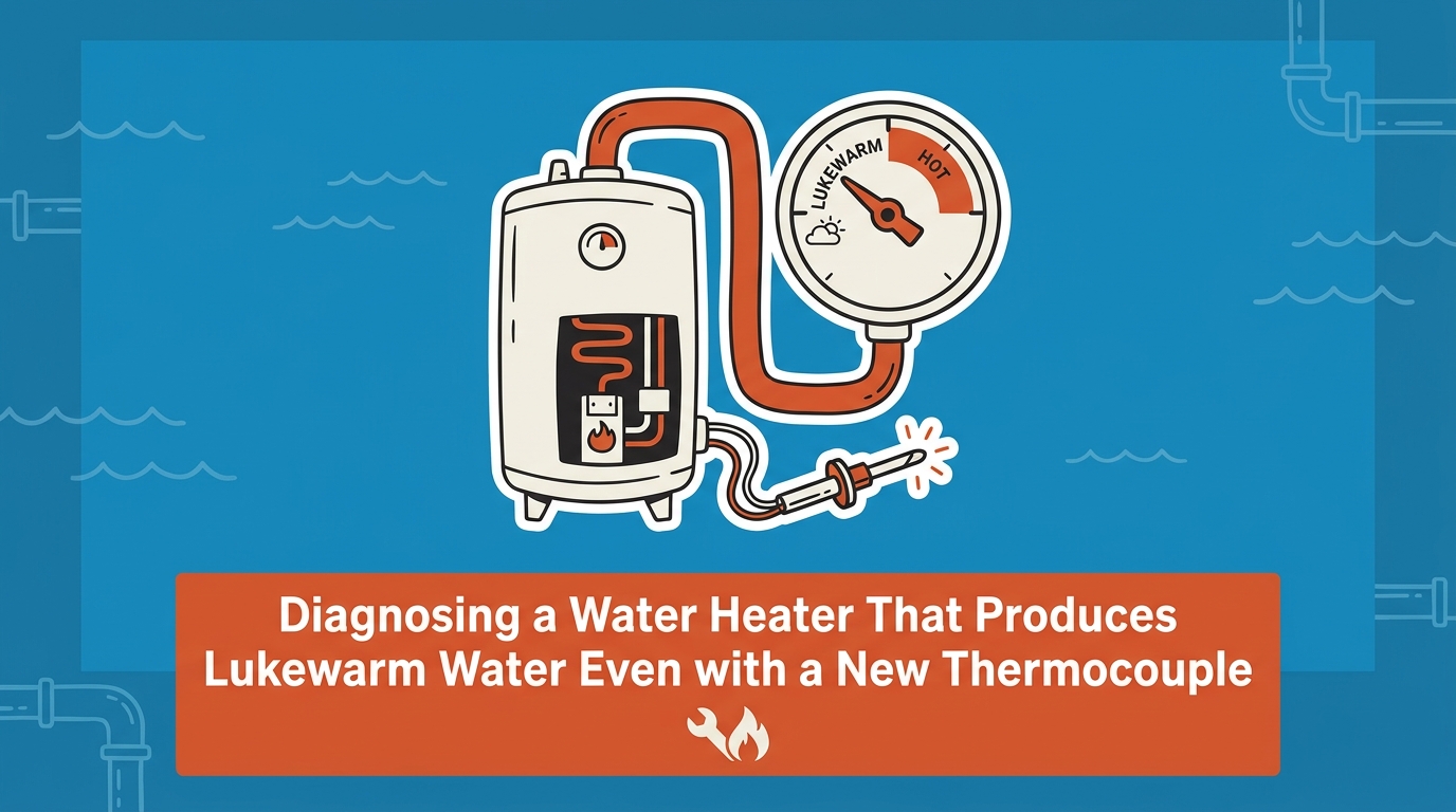Diagnosing a Water Heater That Produces Lukewarm Water Even with a New Thermocouple
