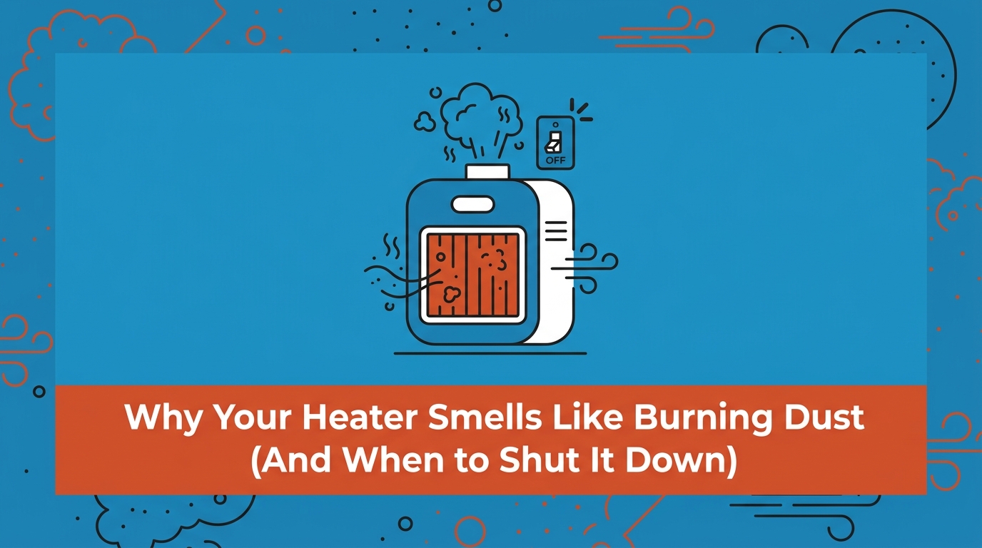 Why Your Heater Smells Like Burning Dust (And When to Shut It Down)