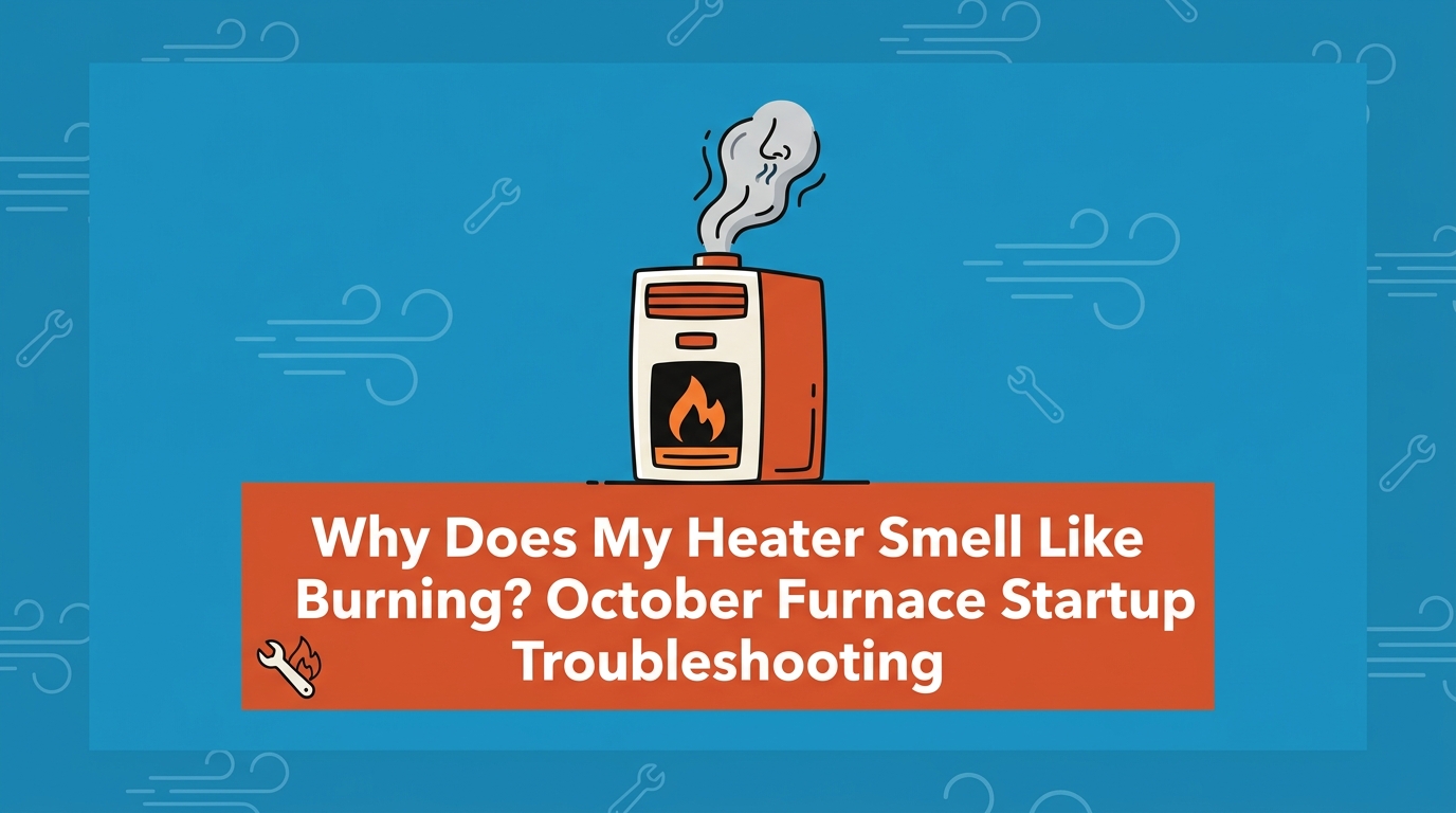 Why Does My Heater Smell Like Burning? October Furnace Startup Troubleshooting