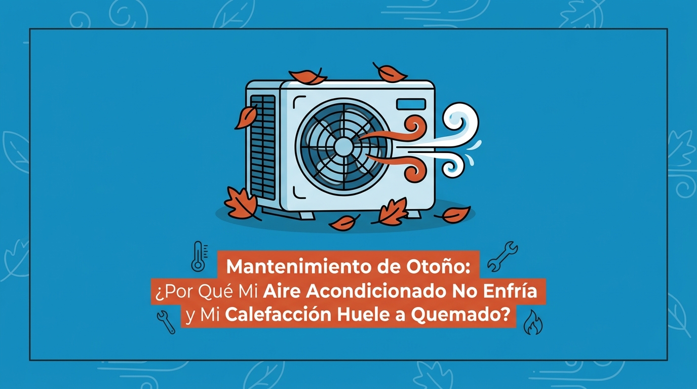 Mantenimiento de Otoño: ¿Por Qué Mi Aire Acondicionado No Enfría y Mi Calefacción Huele a Quemado?