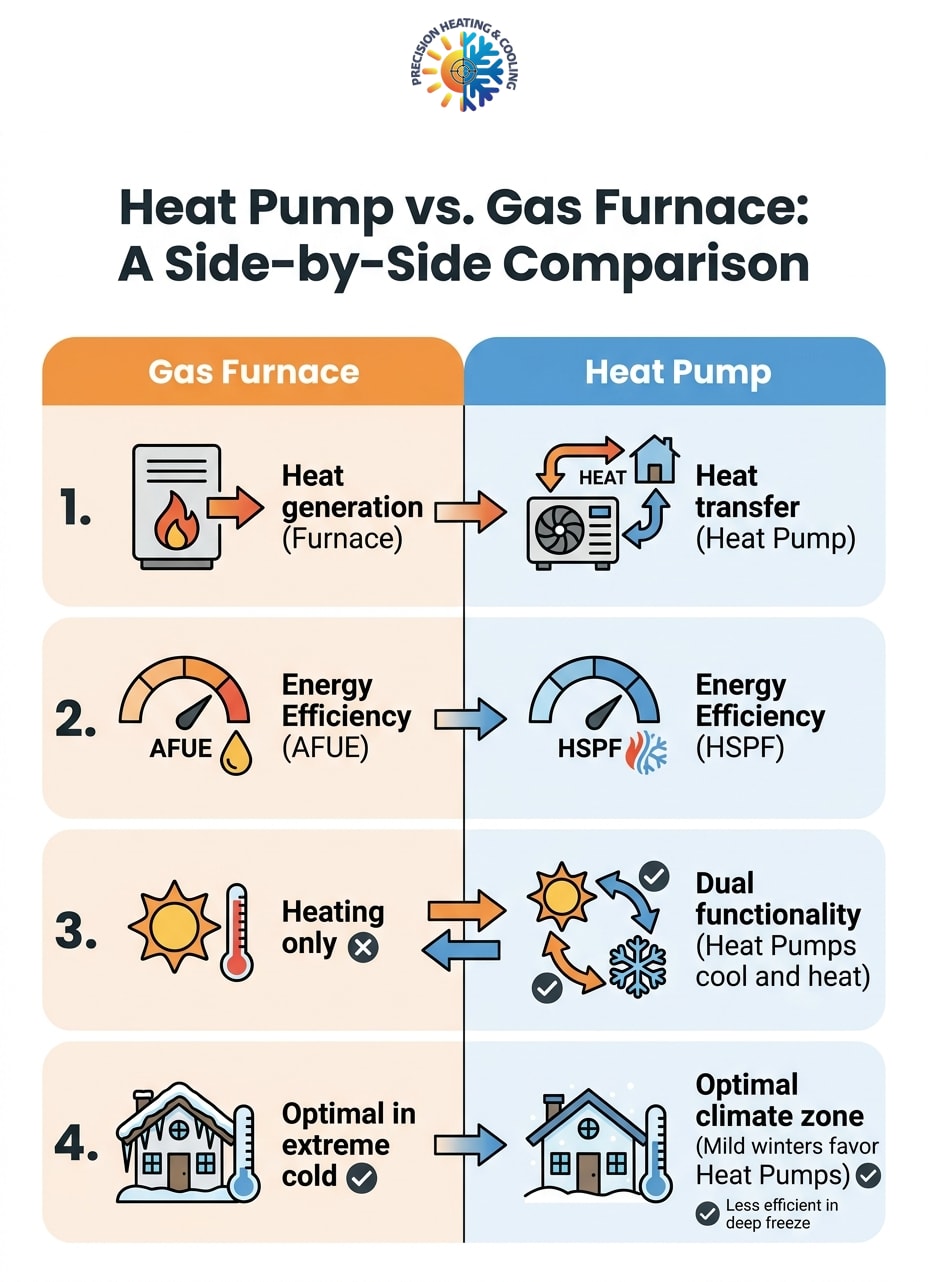 Heat Pump vs. Gas Furnace: A Side-by-Side Comparison
