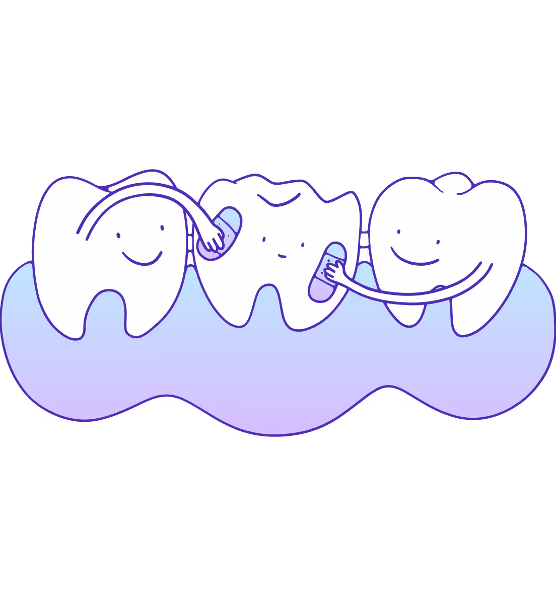 Painless procedure for composite dental fillings in Mexico City at hisonrisa.