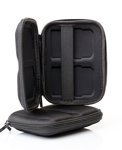 Durable hard shell case.