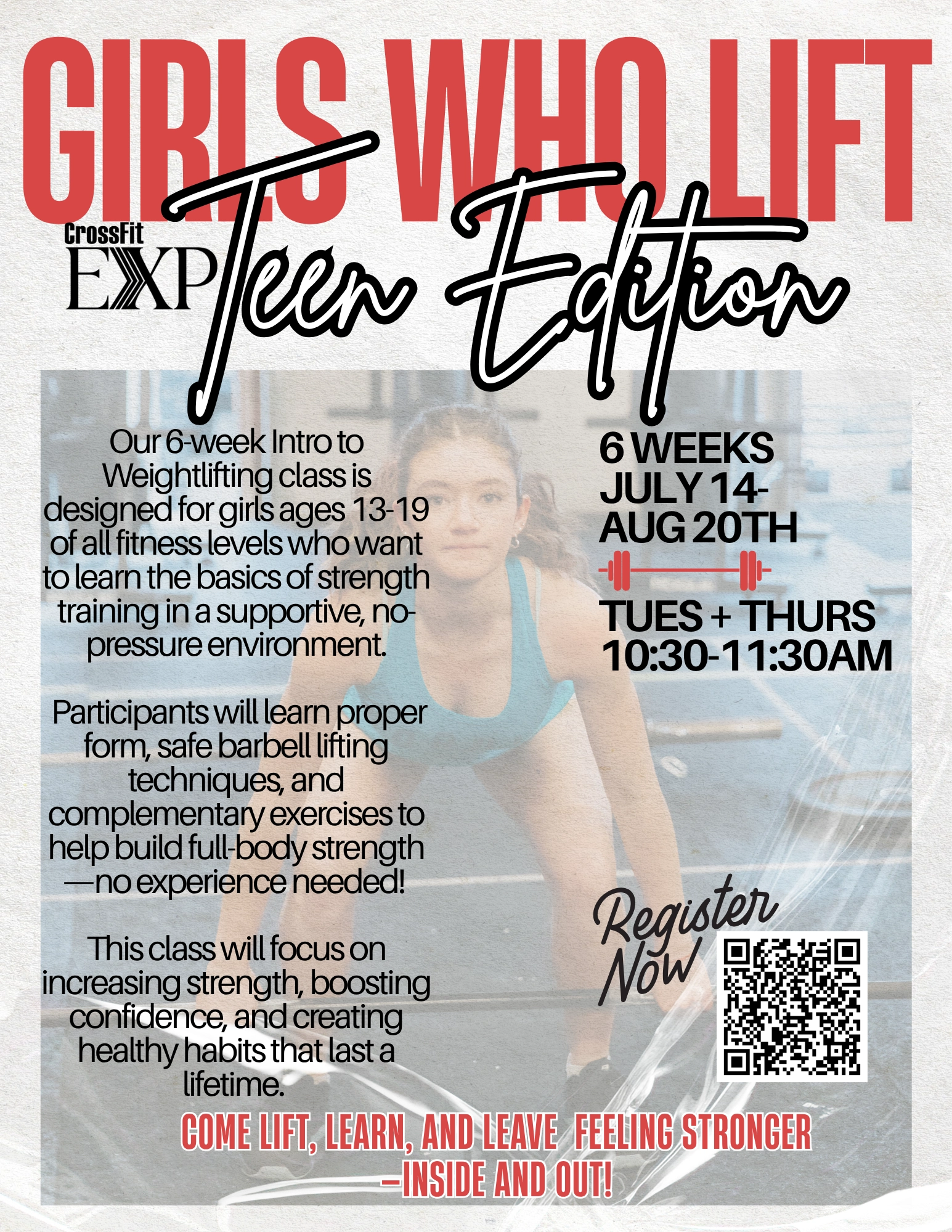 GIRLS WHO LIFT | EXP TEEN EDITION