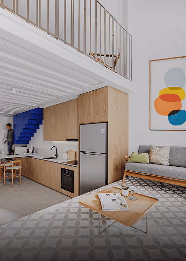 Apartamento Niveles 100-150 Sala de Estar - Casa Variedades