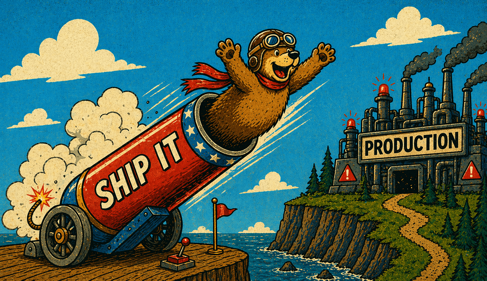 The future of software is production