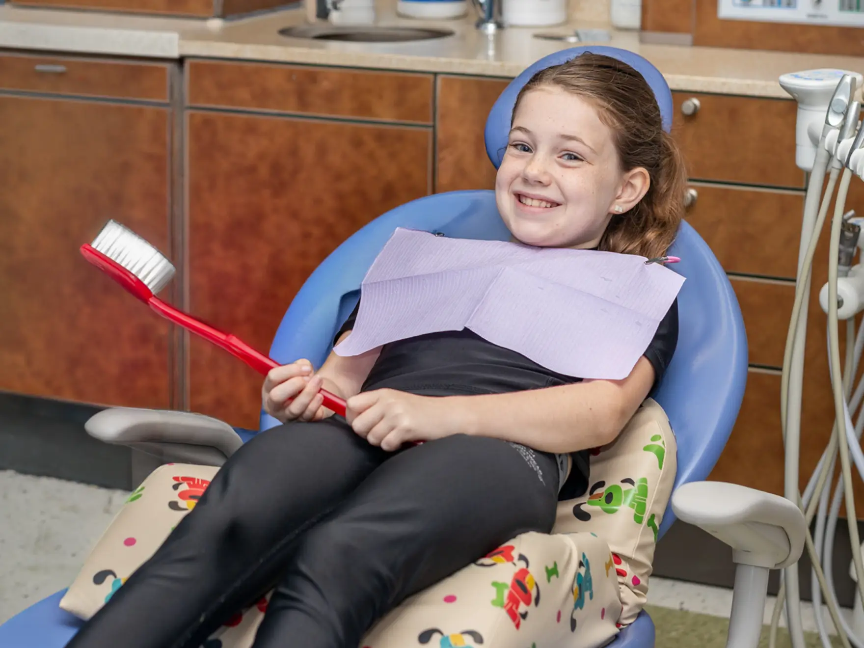 Natural & Durable crown options at Kidstown Dental, Katy, TX
