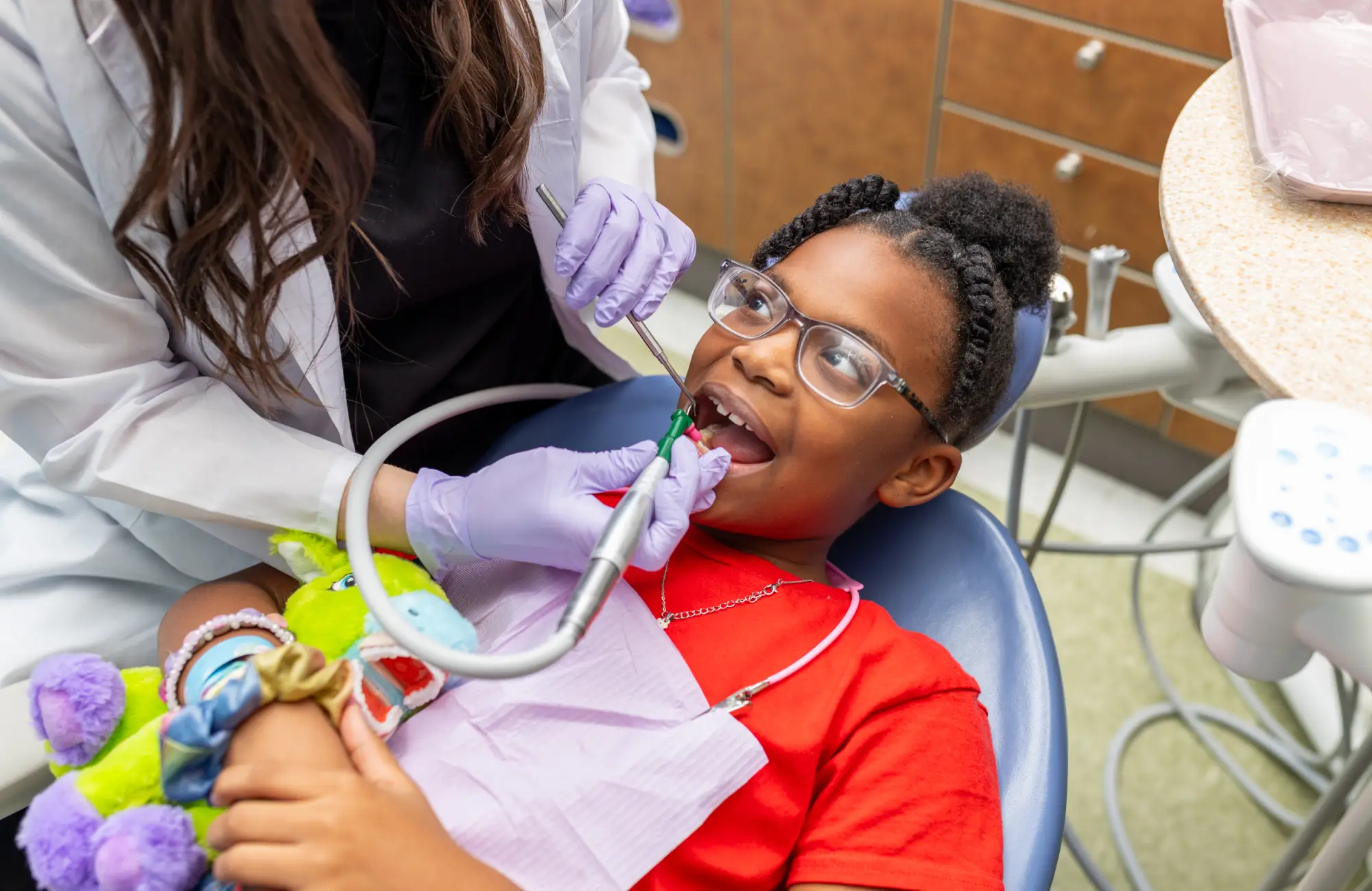 No-shot laser dentistry at Kidstown Dental, Katy, TX