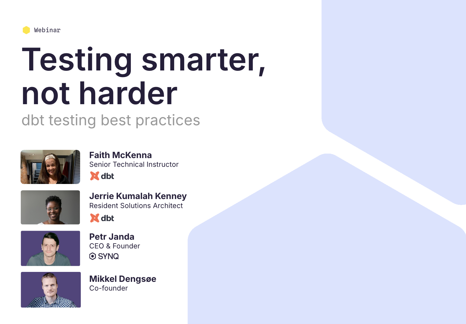Webinar: Testing smarter, not harder (AI edition)