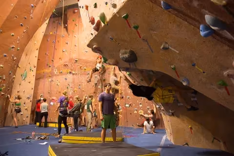 The Ritt Kellogg Climbing Gym at Colorado College in Colorado Springs, CO