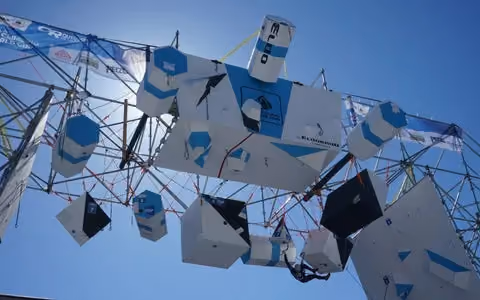 Eldorado Climbing Walls designed and constructed for the UIAA Ice Climbing World Cup Championship